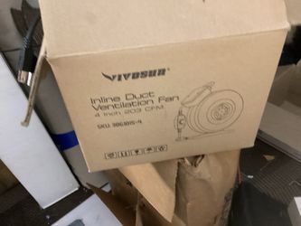 In-line duct fan, exhaust fan