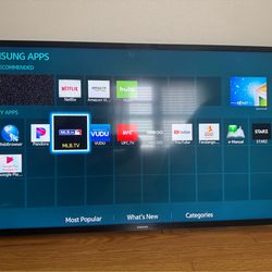 Tv Samsung 40”  with new wall bracket