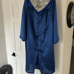 Blue Graduation Cap, Gown & Stole 5’3”-5’5”
