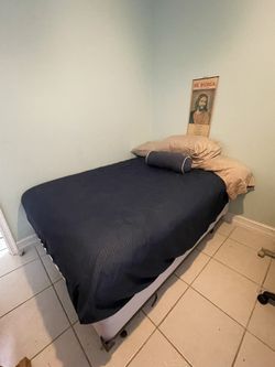 Full Sized Bed With Bed Frame