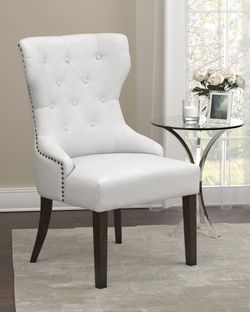 Tufted Back Dining Chair in White! Lowest Prices Ever!