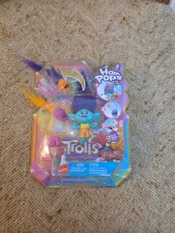 New Mattel Trolls Band Together Hair Pops Branch Small Doll 9pc Set Sealed