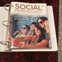 Social Psychology 13 Edition