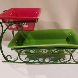 Christmas serving dish 