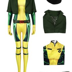 Rogue X-Men Costume/Cosplay with Boots