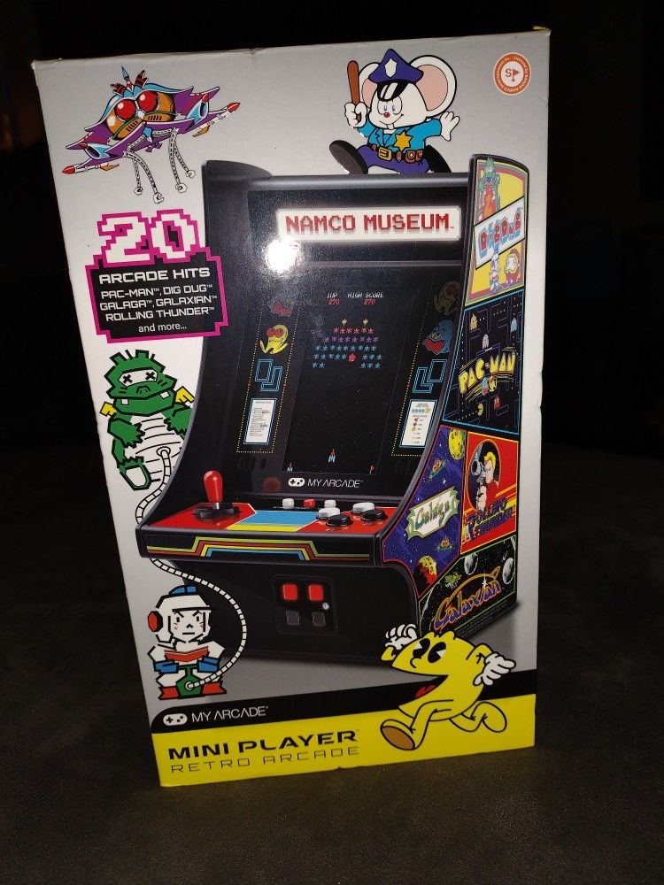 My Arcade Mini Player 10 Inch Arcade Machine: 20 Built In Games
