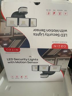 LED Outdoor Security Flood Lights (Motion Sensor) - New