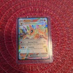 Pokemon prismatic evolutions Flareon ex 014