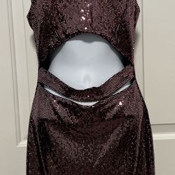January 7th Flat Sequin Cocktail Dress