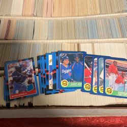Box Of Baseball Cards. 