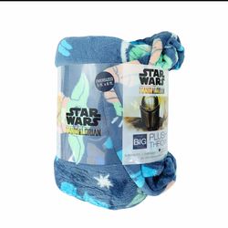 BULK PRICING OPTIONS Star Wars Mandalorian Baby Yoda Throw Blanket Supersoft Oversized Plush 5ft*6ft