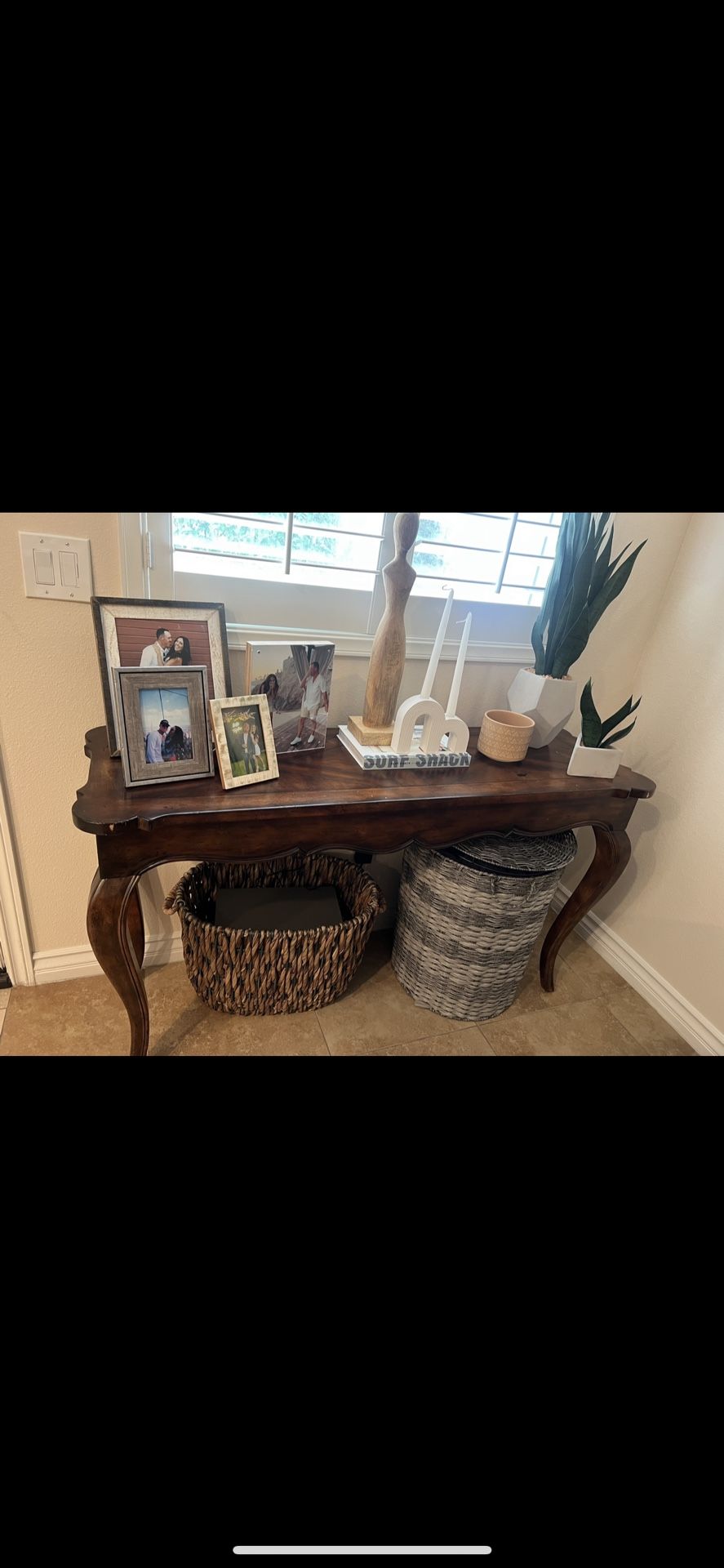 Wood Side Table