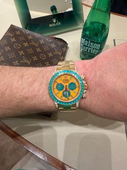 ROLEX DAYTONA  GOLD GEM SET AND DIAMOND