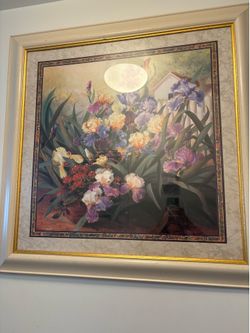 Framed painting