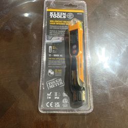 Klein Tools Non-Contact Voltage Tester Pen with Infrared Thermometer, 12-1000V AC