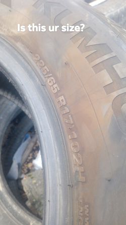 1 like New Tire 85% tread