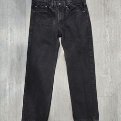 Original Levi 505 Black Jeans 30'×29'
