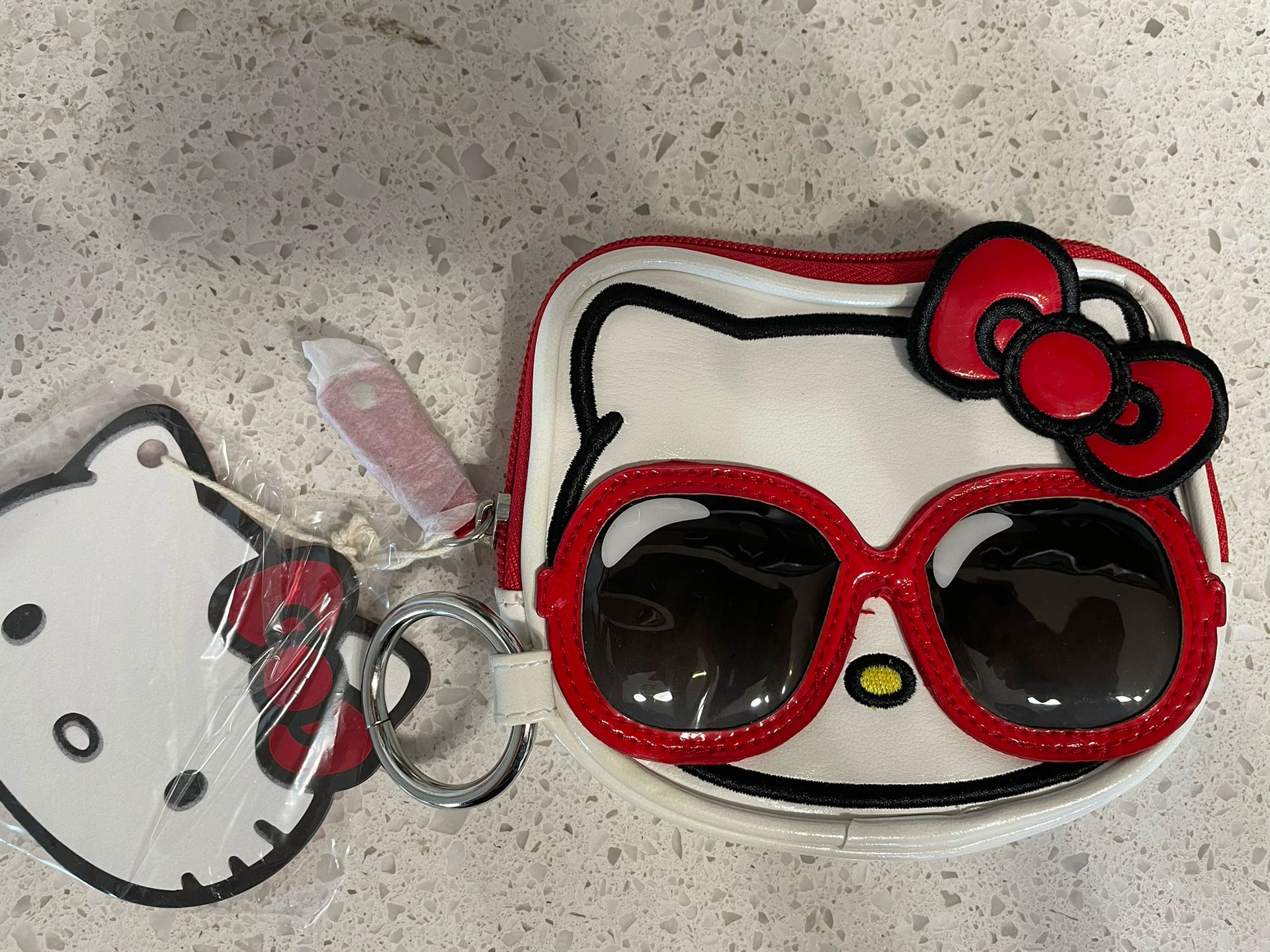 Hello Kitty Red Glasses Coin Purse