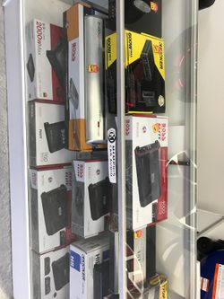 Car amplifiers kickers Boss and more brands we do install and finance 🔥🔥🔥