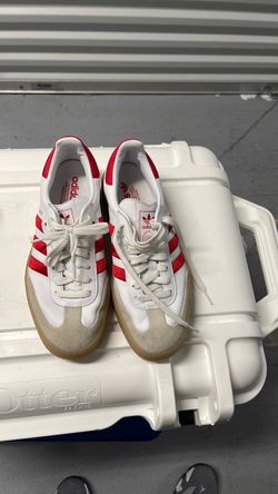 Adidas Samba OG White Solar Red Gum – Women’s 9.5