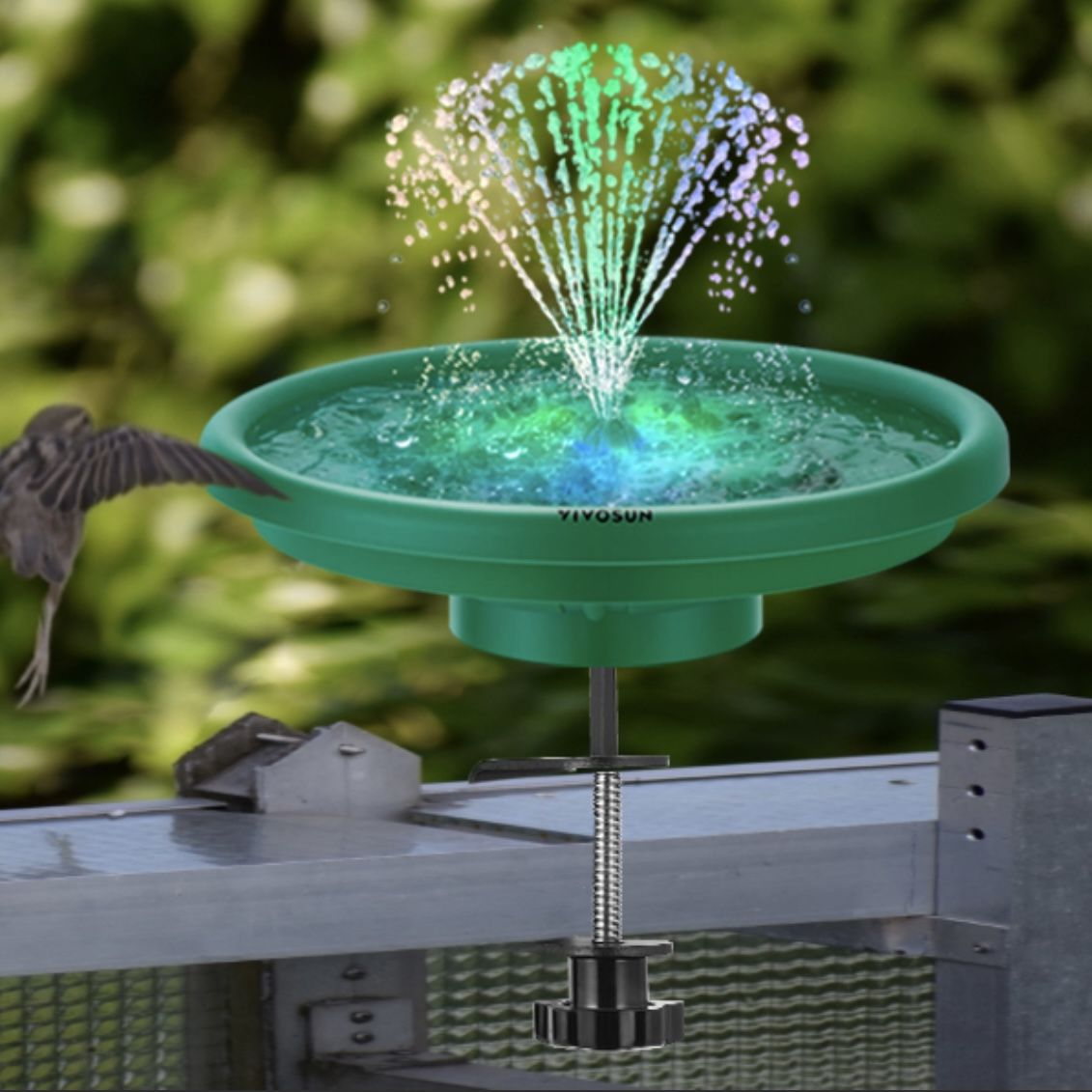 Bird Bath With Fountain