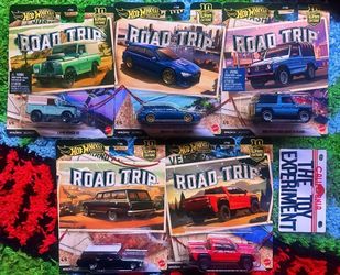 Hot Wheels Premium Car Culture Road Trip Complete Set 1-5