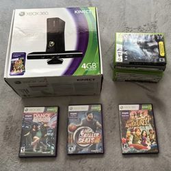 Xbox 360 Kinect Bundle - 12 Games
