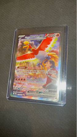 Pokemon Cards Destined Rivals Ethan’s Ho-oh EX SIR