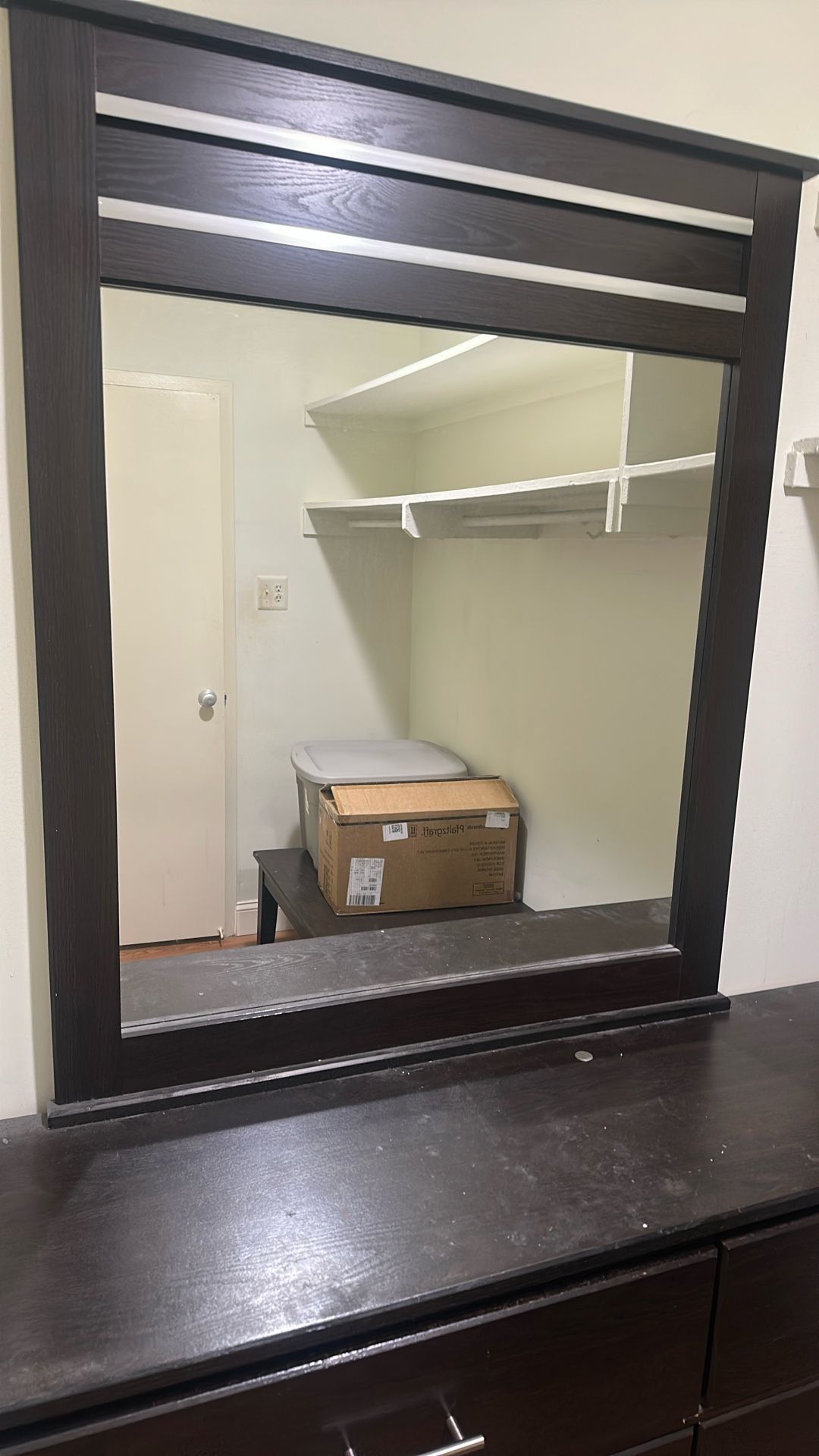 Wooden Dresser Mirror