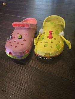 Spongebob/Patrick Crocs
