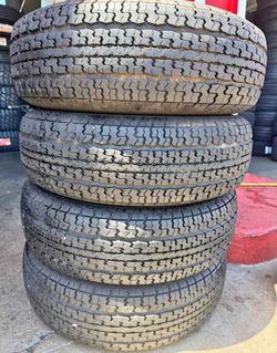 205-75-14 Goodyear vendo un set de llantas usadas excelente condiciones de vida las 4 ✅🤩I am selling a set of used tires, all 4 in excellent living c