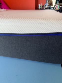 Nectar Memory Foam Mattress with Blue Zipper Cover
