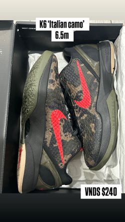 Kobe 6 Protro Italian camo 6.5m VNDS