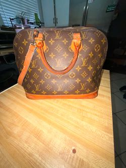LV Vintage Original Women’s genuine leather -Brown Monogram style PM tote/crossbody