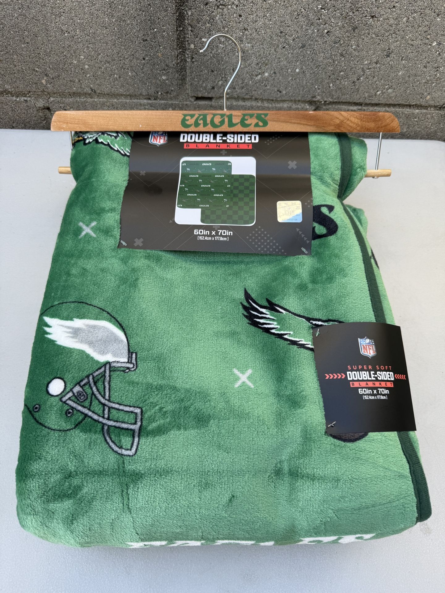 Nfl Philadelphia Eagles Double Sided Blanket 60x70
