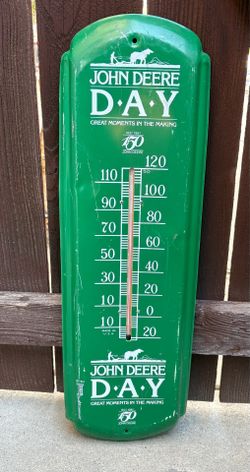 27” John Deere vintage thermometer