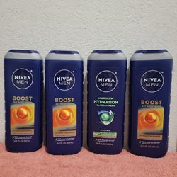 Cuatro body wash nivea por $20