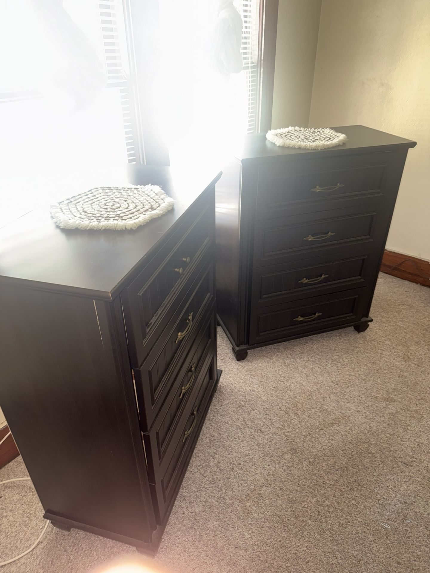 2 Wood Dressers 