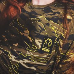 Puma x XO The Weeknd Camo Oversize Shirt Size XL | Rare Collab Limited Edtion