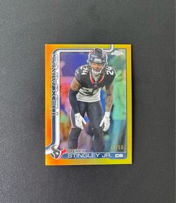 2025 Topps Chrome - Derek Stingley Jr. #116 TRUE Gold Refractor /50 Texans