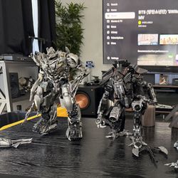 Transformers Oversized Lot Of 2 Jetfire Megatron Diecast