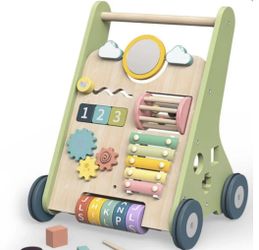 NEW Bautia Wooden Baby Walker Green