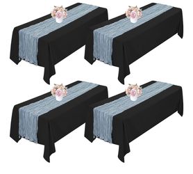 Cheesecloth Table Runner (10pcs-dusty Blue)