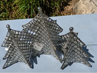 Home Interior trio set Christmas tree