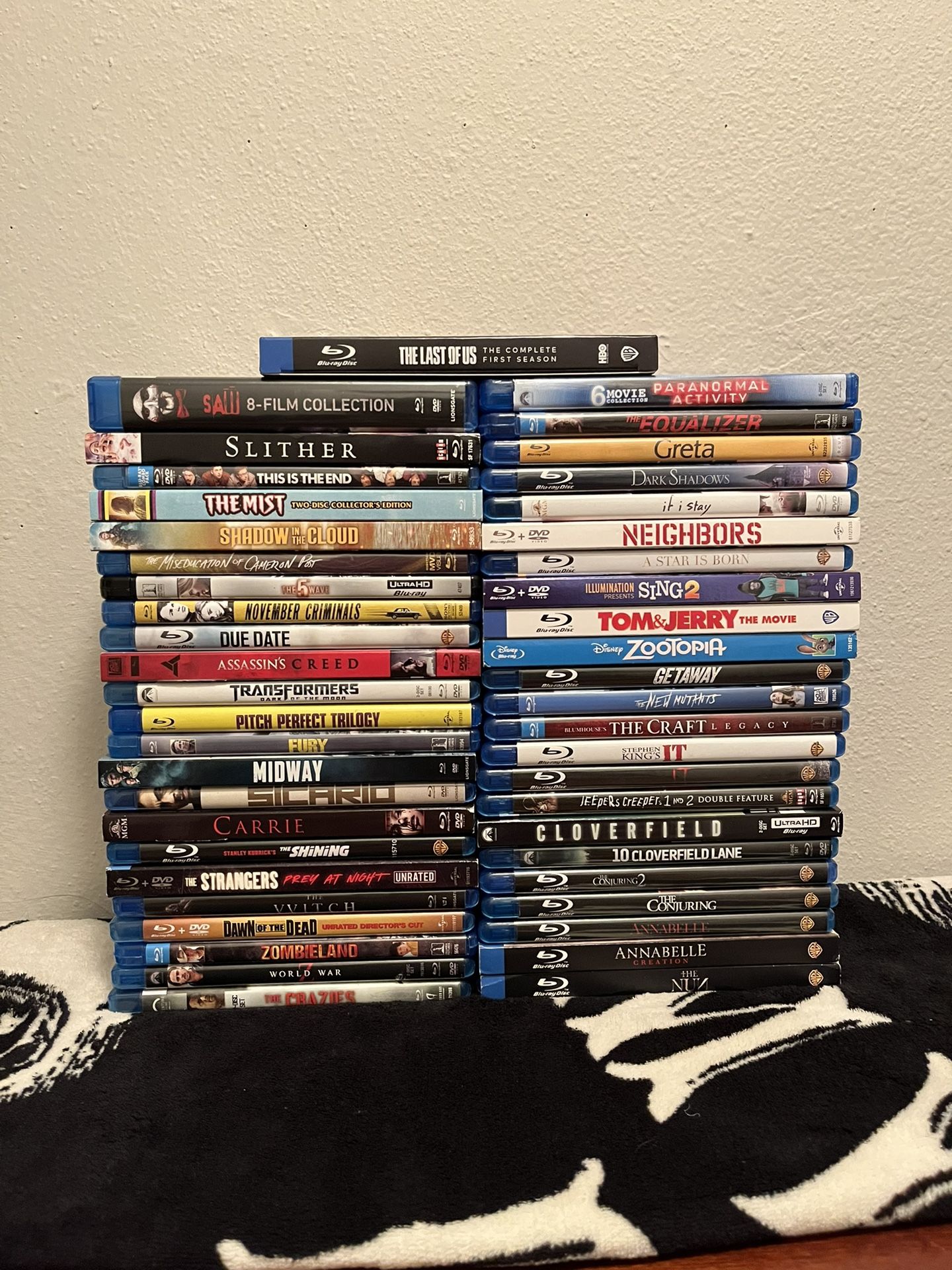 Blu-ray Movie Collection Total 47 Movies 