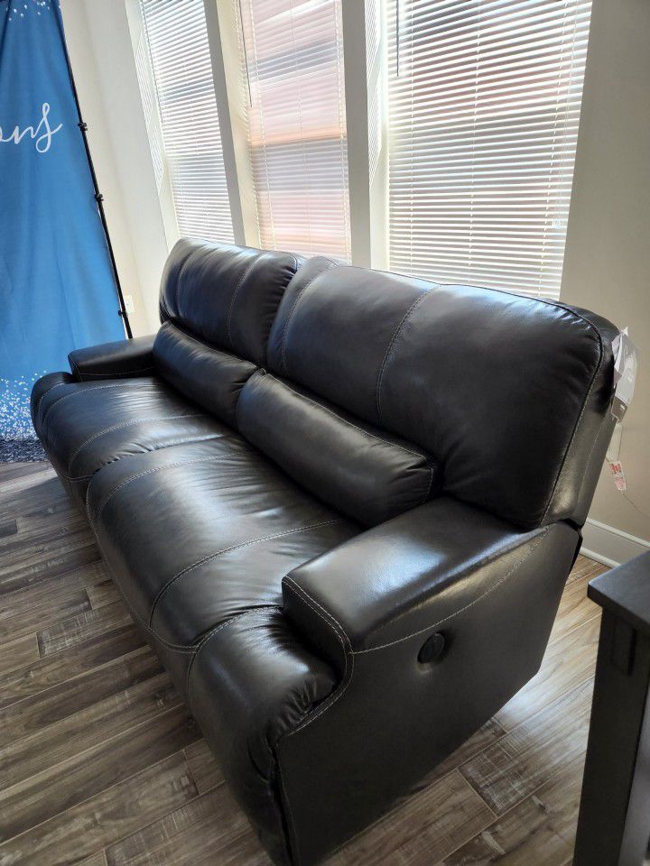 Real Leather Sofa $2350 Retail