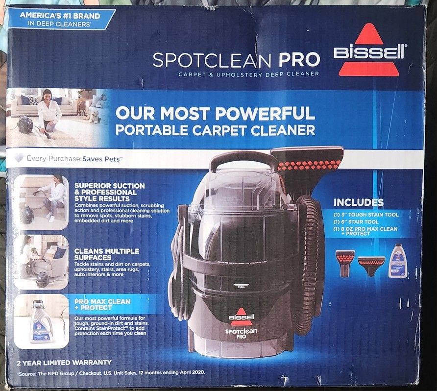 Bissell Spotclean Pro Portable Carpet Cleaner