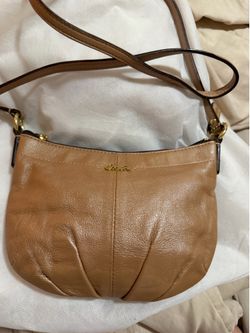 Coach Ashley Metallic Rose Bronze Crossbody