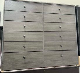 12 Drawer grey color