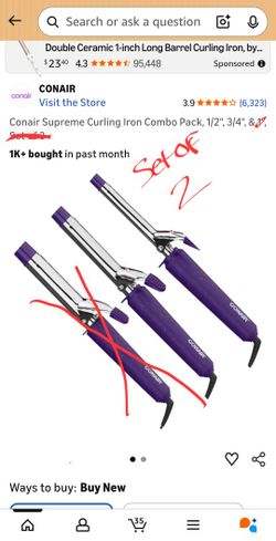 Conair Curling Iron Both $8